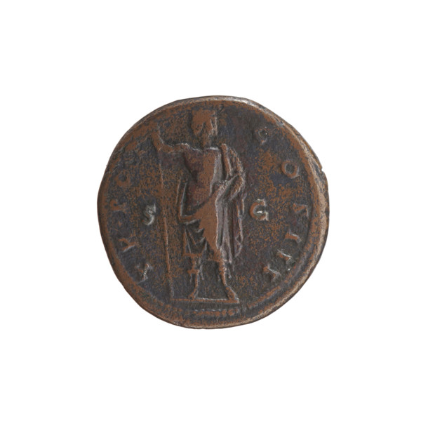 Antoninus Pius (86–161; Roman emperor 138–161), issuer. Obverse: Head of the emperor in a laurel