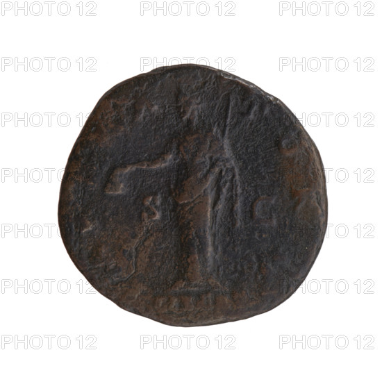 Antoninus Pius (86–161; Roman emperor 138–161), issuer. Obverse: head of the emperor in a laurel