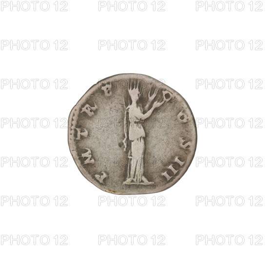 Denarius, Hadrian (76–138; Roman emperor 117–138). Obverse: Bust of Hadrian with laurel wreath