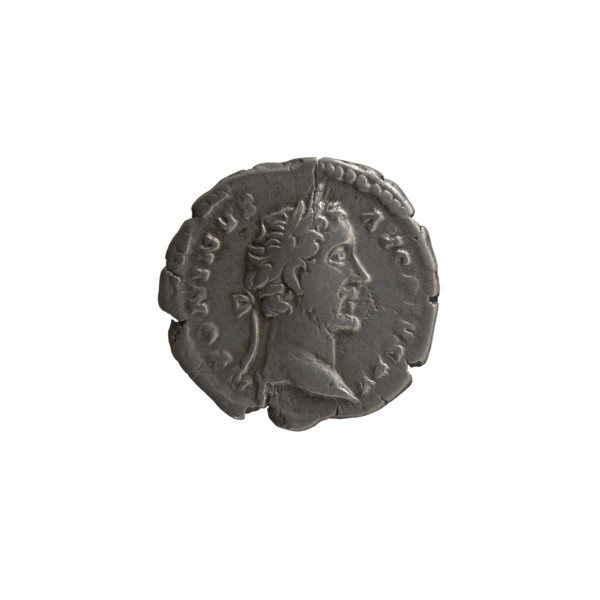 Denarius, Antoninus Pius (86–161; Roman emperor 138–161) — obverse: head of the emperor with a
