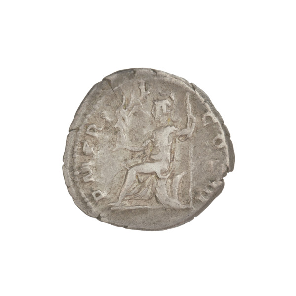 Denarius, Hadrian (76–138; Roman emperor 117–138). Obverse: Bust of Hadrian with laurel wreath