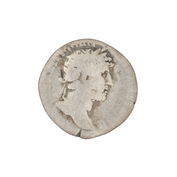 denarius; Hadrian (76–138; Roman emperor 117–138); Obv.: bust of Hadrian with laurel wreath facing