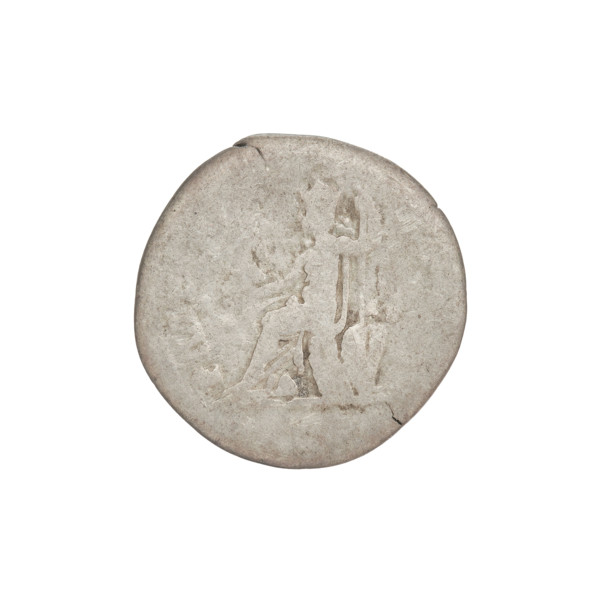 Denarius, Hadrian (76–138; Roman emperor 117–138). Obverse: Bust of Hadrian with laurel wreath