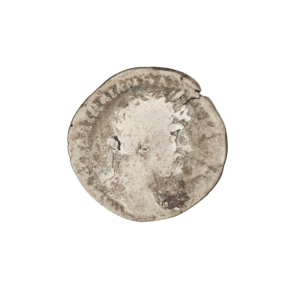 Denarius, Hadrian (76–138; Roman emperor 117–138). Obverse: Bust of Hadrian with laurel wreath