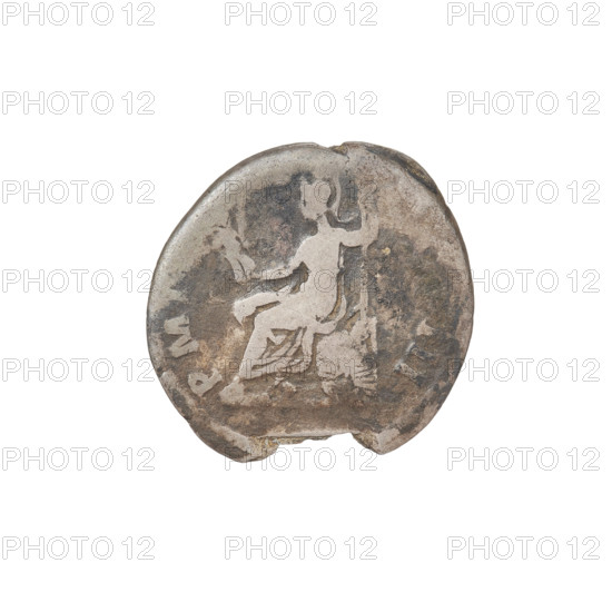 Denarius, Hadrian (76–138; Roman emperor 117–138). Obverse: Bust of Hadrian with laurel wreath