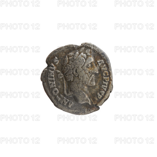 Denarius of Antoninus Pius (86–161; Roman Emperor 138–161), c. 145–161. Obverse: head of Antoninus