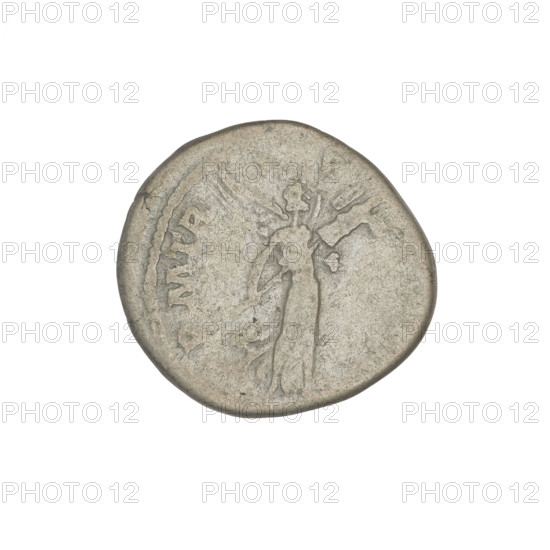 Denarius, Hadrian (76–138; Roman emperor 117–138). Obverse: Bust of Hadrian with laurel wreath