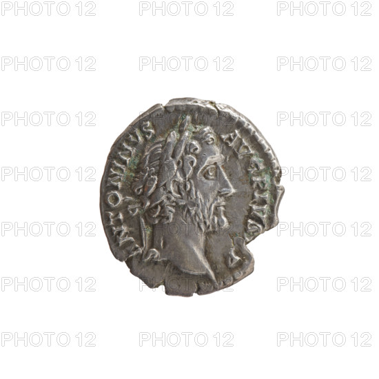 Denarius, Antoninus Pius (86–161; Roman emperor 138–161), issuer. Obverse: head of Antoninus Pius