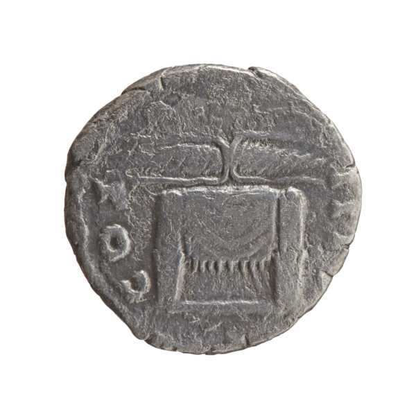 Denarius, Antoninus Pius (86–161; Roman emperor 138–161) — obverse: head of Antoninus Pius in a