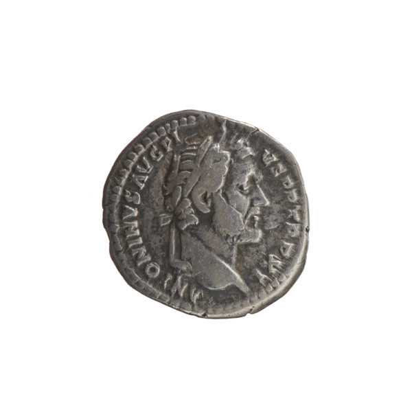Denarius; Antoninus Pius (86–161; Roman emperor 138–161), issuer. Obverse: head of Antoninus Pius