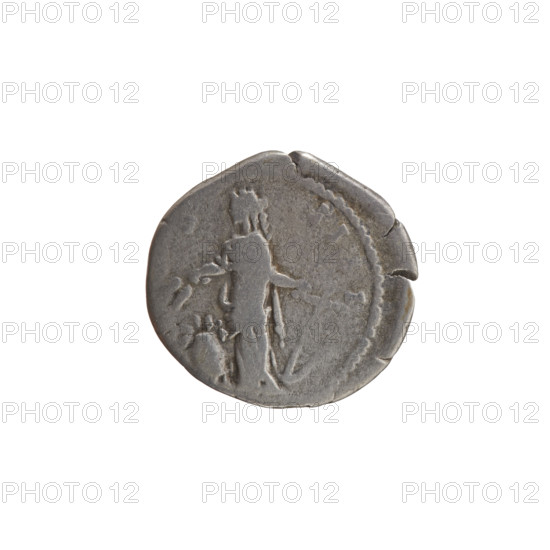 Denarius of Antoninus Pius (86–161; Roman emperor 138–161), issued 147–148. Obverse: head of the