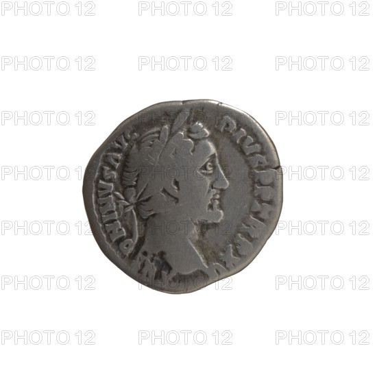 Denarius of Antoninus Pius (86–161; Roman emperor 138–161), 151–152. Obverse: Head of Antoninus