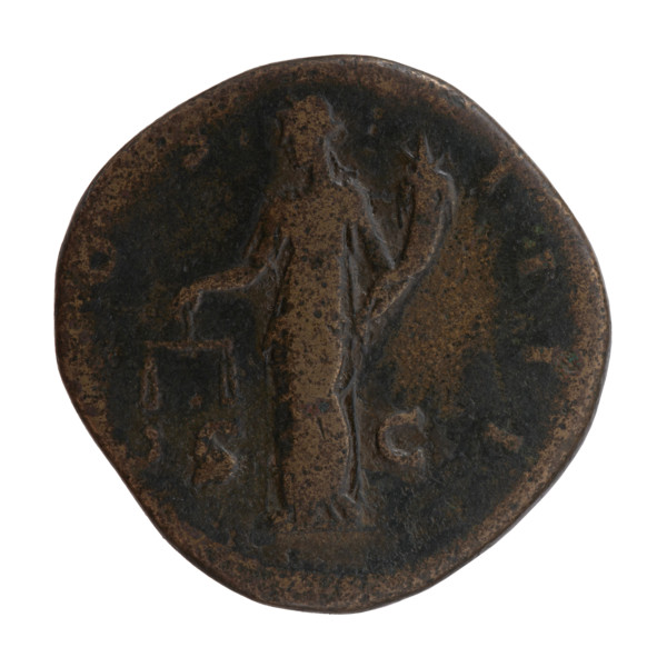 Sestertius, Antoninus Pius (86–161; Roman emperor 138–161), issuer; personification Aequitas