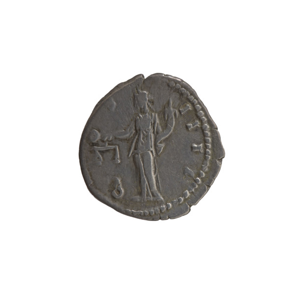 Denarius of Antoninus Pius (86–161; Roman emperor 138–161), issued 148–149. Obverse: Head of