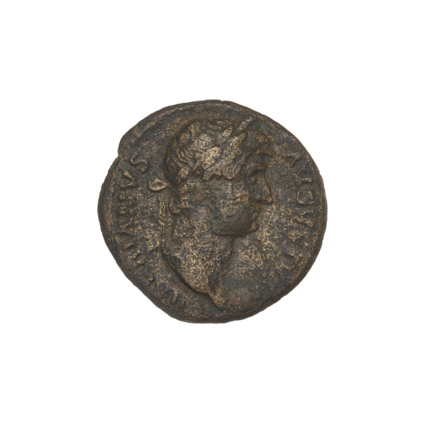 quarter, Hadrian (76–138; Roman emperor 117–138); obverse: bust of Hadrian right in a laurel