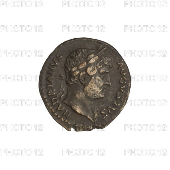 denarius, Hadrian (76–138; Roman emperor 117–138); Obv.: head of Hadrian in laurel wreath facing