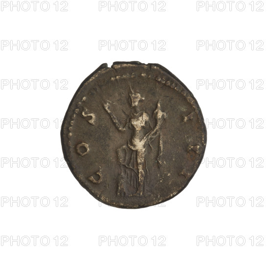 Denarius, Hadrian (76–138; Roman emperor 117–138). Obverse: head of Hadrian in laurel wreath facing
