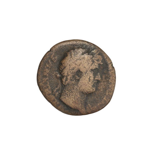 Quarter (denarius). Hadrian (76–138; Roman emperor 117–138). Obverse: bust of Hadrian right,