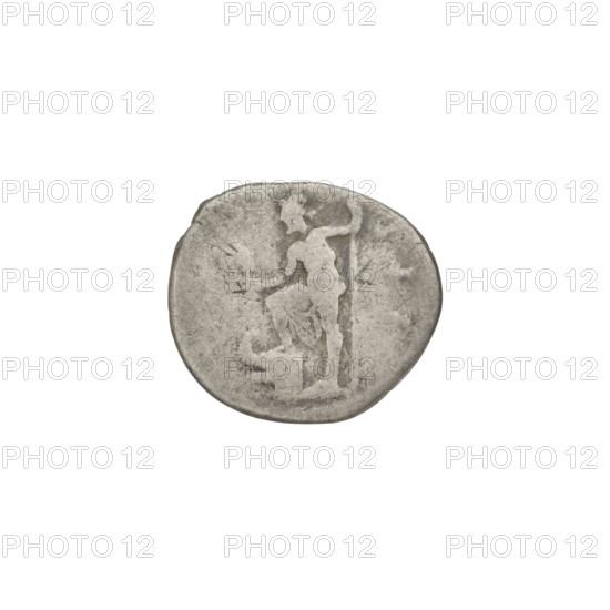Denarius, Hadrian (76–138; Roman emperor 117–138). Obverse: head of Hadrian in laurel wreath facing
