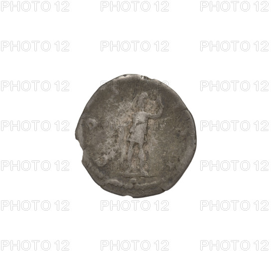 Denarius, Hadrian (76–138; Roman emperor 117–138). Obverse: head of Hadrian with laurel wreath