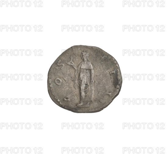Denarius, Hadrian (76–138; Roman emperor 117–138). Obverse: head of Hadrian in laurel wreath facing