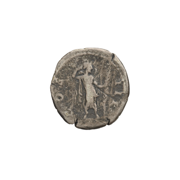 Denarius, Hadrian (76–138; Roman emperor 117–138). Obverse: head of Hadrian in laurel wreath facing