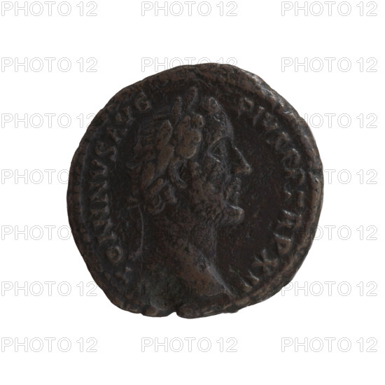 Antoninus Pius (86–161; Roman emperor 138–161), issuer. Coin (Roman, Rome), 148–149. Obverse: head