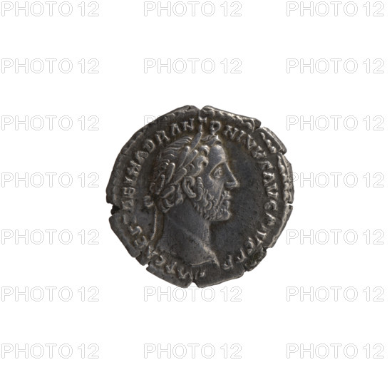 Denarius, Antoninus Pius (86–161; Roman emperor 138–161), issuer. Obverse: Head of Antoninus Pius