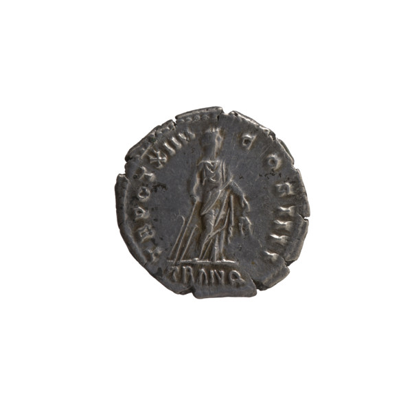Denarius, Antoninus Pius (86–161; Roman emperor 138–161), issuer. Obverse: Head of Antoninus Pius
