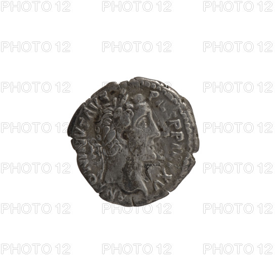Denarius, Antoninus Pius (86–161; Roman emperor 138–161), issuer; obverse: head of Antoninus Pius