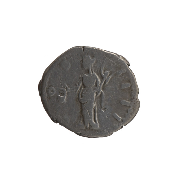 Denarius, Antoninus Pius (86–161; Roman emperor 138–161) — obverse: Head of Antoninus Pius in a