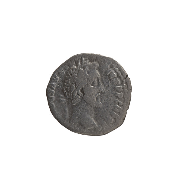 Denarius, Antoninus Pius (86–161; Roman emperor 138–161), 152–153. Obverse: Head of Antoninus Pius