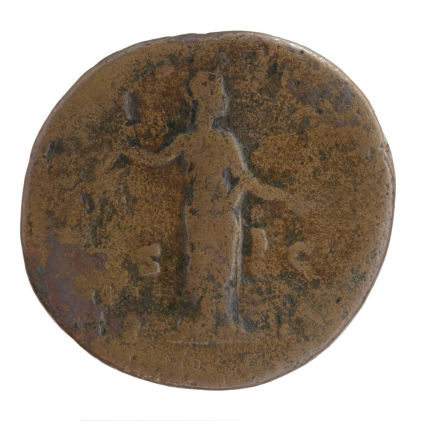 Sestertius, Antoninus Pius (86–161; Roman emperor 138–161), issuer; personifications; iconography:
