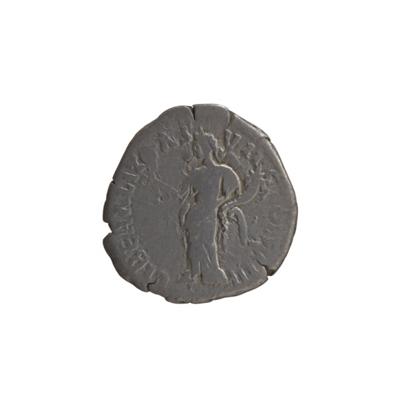 Denarius (subaerate), Antoninus Pius (86–161; Roman emperor 138–161), issuer; obverse: head of