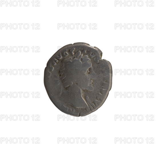 Denarius of Antoninus Pius (86–161; Roman emperor 138–161), ca. 154–155. Obverse: head of the