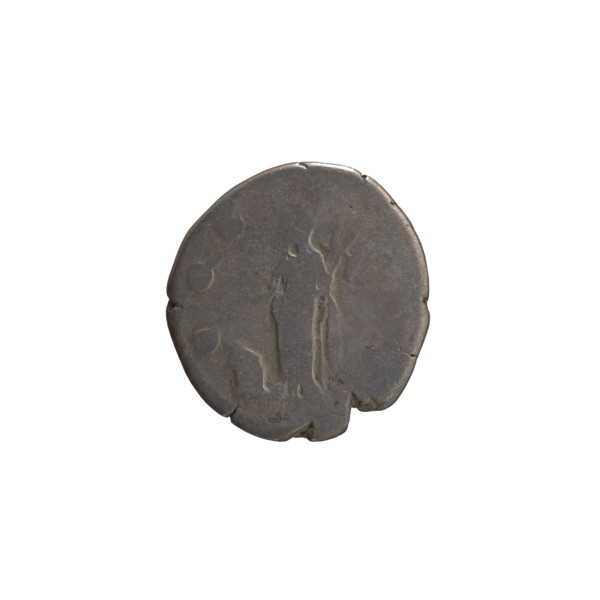 Denarius, Antoninus Pius (86–161; Roman emperor 138–161). Obverse: Head of the emperor in a laurel