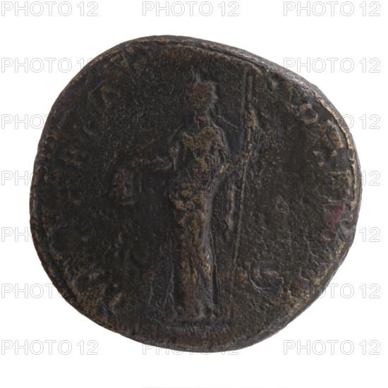 Sestertius, Antoninus Pius (86–161; Roman emperor 138–161), personifications (iconography):