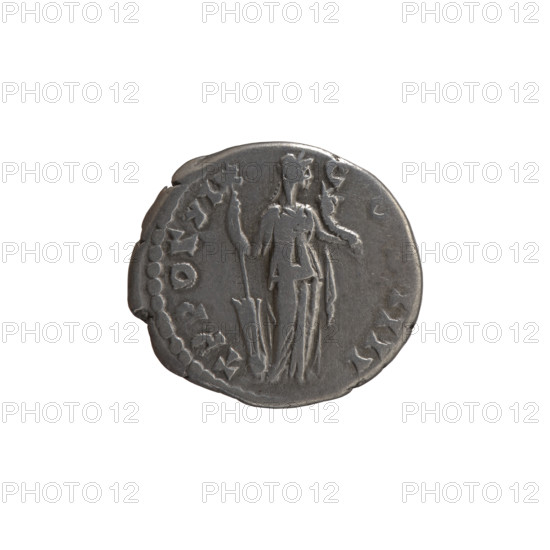 Denarius of Antoninus Pius (86–161; Roman emperor 138–161), 155–156, Rome. Obverse: Head of