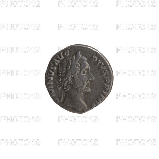 Denarius, Antoninus Pius (86–161; Roman emperor 138–161), obverse: head of the emperor in a laurel