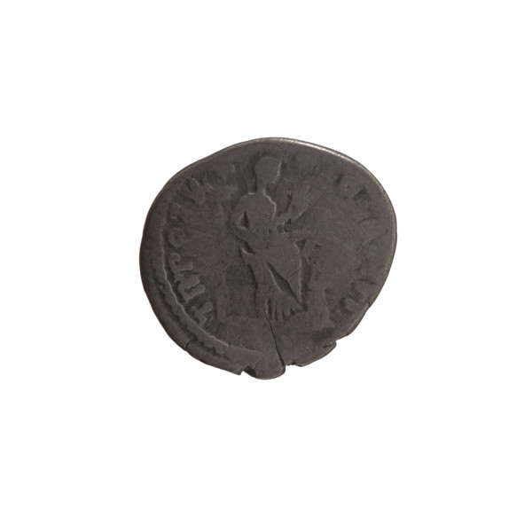 Denarius of Antoninus Pius (86–161; Roman emperor 138–161), ca. 156–157. Obverse: head of the