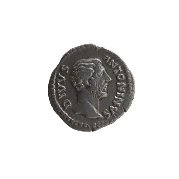 Denarius, posthumous for Antoninus Pius (86–161), issued under Lucius Verus (130–169) and Marcus