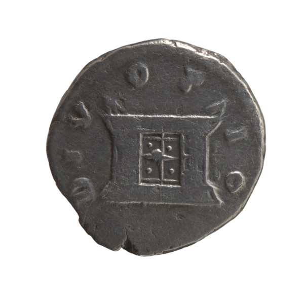 Denarius, posthumous issue: Antoninus Pius (86–161; Roman emperor 138–161), Marcus Aurelius