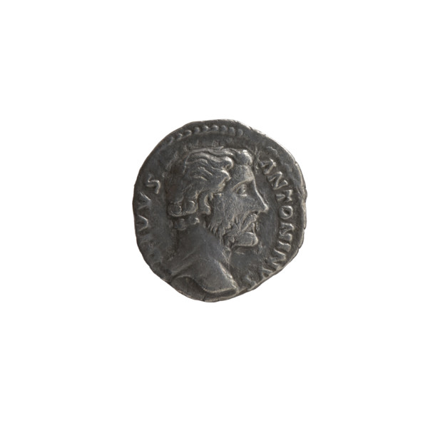 Denarius, posthumous issue of Antoninus Pius (86–161; Roman emperor 138–161), Marcus Aurelius