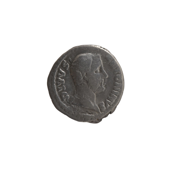 Denarius, Marcus Aurelius (121–180), Lucius Verus (130–169), posthumous Antoninus Pius (86–161);
