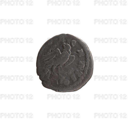 Denarius of Marcus Aurelius (121–180) and Lucius Verus (130–169), posthumous for Antoninus Pius