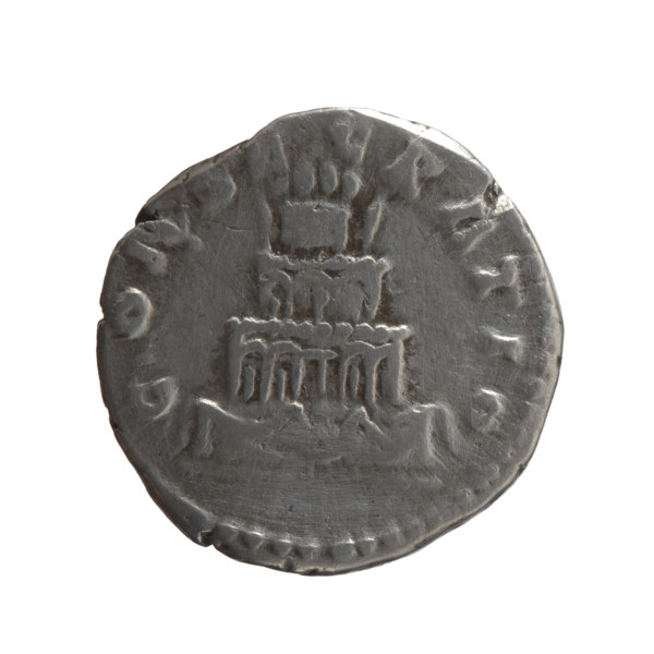 Denarius of Lucius Verus (issuer) and Marcus Aurelius (issuer), featuring Antoninus Pius