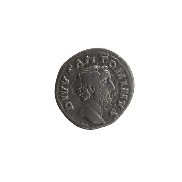 Denarius, Marcus Aurelius (121–180; Roman emperor 161–180) and Lucius Verus (130–169; Roman emperor