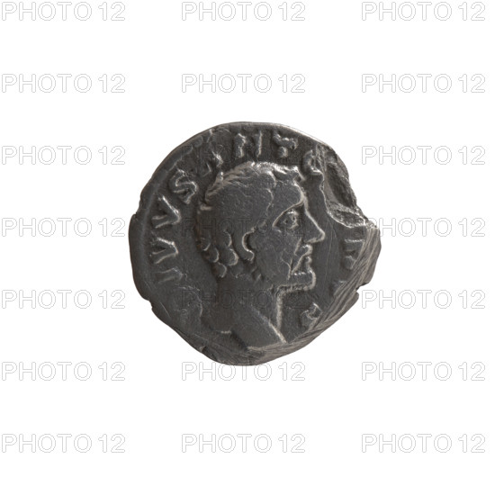 Denarius, issuers: Lucius Verus (130–169, Roman emperor 161–169) and Marcus Aurelius (121–180,