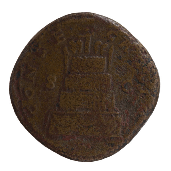 Sestertius, posthumous issues for Antoninus Pius (86–161; Roman emperor 138–161), with Lucius Verus