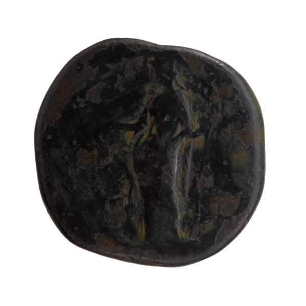 Sestertius, Antoninus Pius (86–161; Roman emperor 138–161), head of the emperor in a laurel wreath